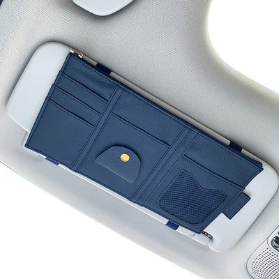 Organizador de Visera para Auto con Funda de Cuero Premium - Image 17
