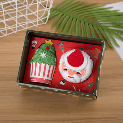 Set de Regalos Navideños con Toallas y Muñecos - Image 4