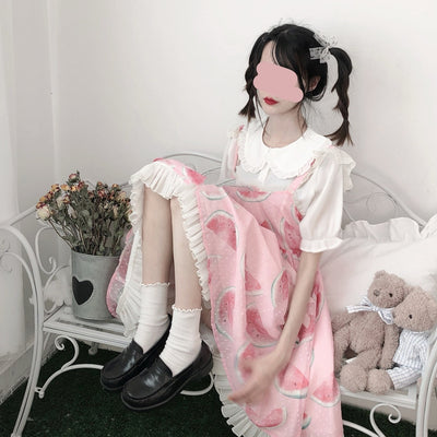 Blusa Lolita Japonesa Soft Girl de Verano con Mangas Abullonadas - Image 6