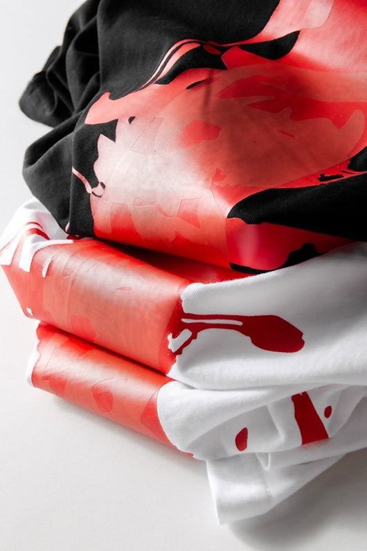 Playera de Manga Corta con Estampado de Texto Tendencia Nacional - Image 3