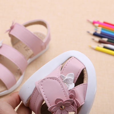 Sandalias Gladiador para Niñas con Flores - Comodidad y Estilo - Image 2