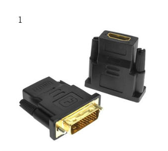 Adaptador DVI a HDMI con Audio - Convertidor Macho a Hembra