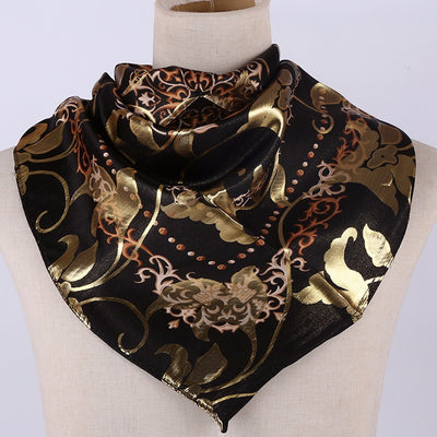 Pañuelo de Seda Estampado Jacquard para Mujer - Cobertura Elegante - Image 21