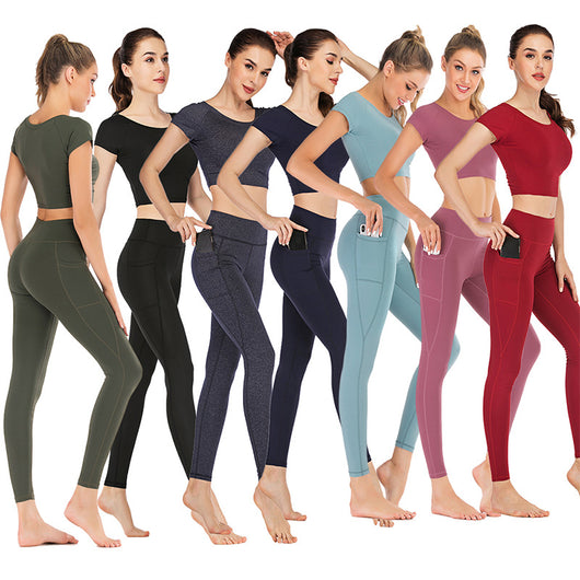 Conjunto de Ropa Yoga con Bolsillos para Mujer - Image 13