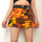 Shorts Cargo Camuflaje Mujer Cintura Alta Transpirables