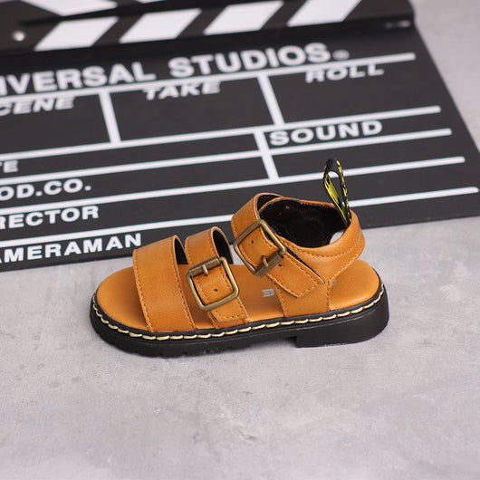 Sandalias Infantiles con Velcro y Suela Suave - Botones Metálicos - Image 14