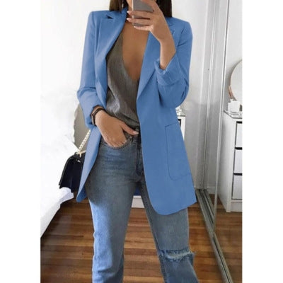 Blazer Slim Temperamento con Solapa Elegante - Image 10