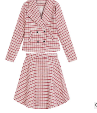 Conjunto de Falda Elegante Estilo Occidental Dos Piezas - Image 5