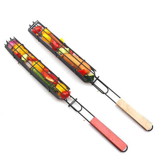Pinza para Carnes con Mango de Madera y Malla - Herramienta BBQ Profesional - Image 7