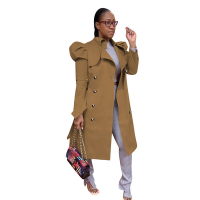 Abrigo Largo Impermeable Versátil para Mujer - Diseño Clásico - Image 16
