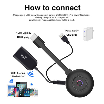 Proyector de Pantalla Inalámbrico para Celular HDMI HD - Image 3