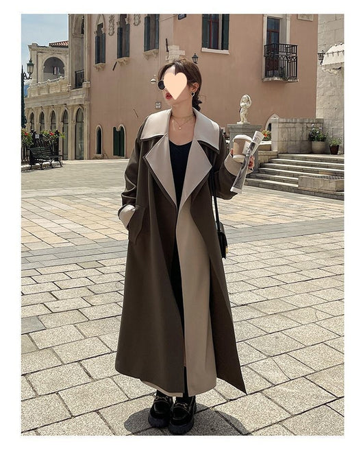 Abrigo Elegante Estilo Hepburn con Presencia Sofisticada - Image 13