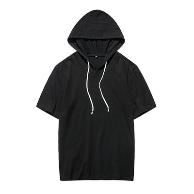 Sudadera Deportiva con Capucha Manga Corta para Hombre - Algodón Premium - Image 3