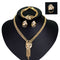 Juego de Joyería de Novia Europeo - Collar, Pulsera, Aretes y Anillo