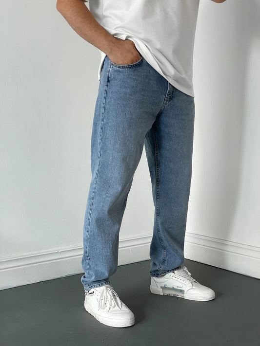 Pantalones Vaqueros Rectos Jindian para Hombre - Diseño Clásico en 4 Colores - Image 2