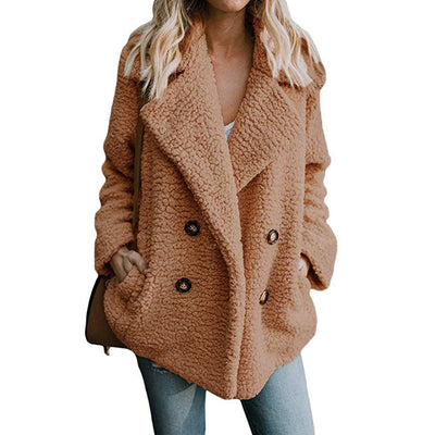 Blusa Elegante de Botones con Cuello Solapa para Otoño e Invierno - Image 13