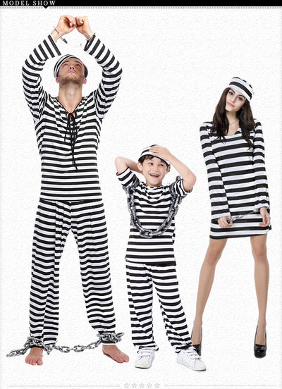 Disfraz a Rayas Familia Prisionero - Image 7