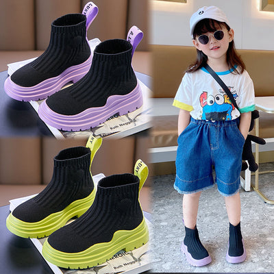 Botas Altas Transpirables con Malla Tejida