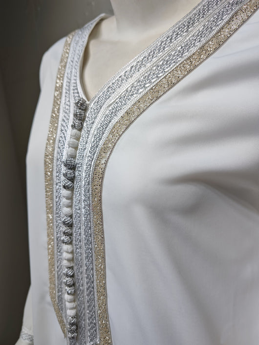 Conjunto Dos Piezas: Falda Larga Musulmana con Chaleco - Image 3