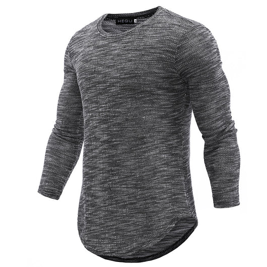 Camisa de Manga Larga con Dobladillo Curvo para Hombre - Image 6