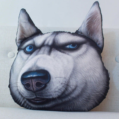 Almohada de Peluche Husky 3D - Diseño Cartoon Adorable