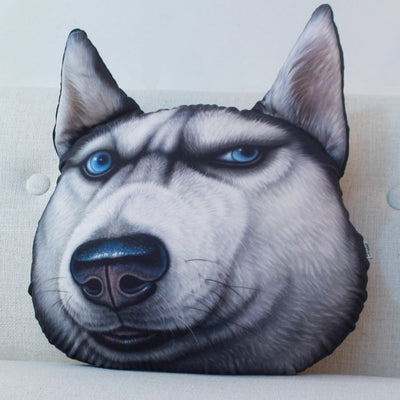 Almohada de Peluche Husky 3D - Diseño Cartoon Adorable - Image 2
