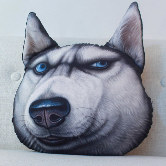 Almohada de Peluche Husky 3D - Diseño Cartoon Adorable - Image 2