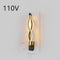 Wavy Negro 110 V Warm Light