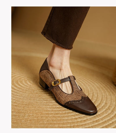 Zapatos Mary Jane con Tacón Robusto y Tira T para Mujer - Image 18