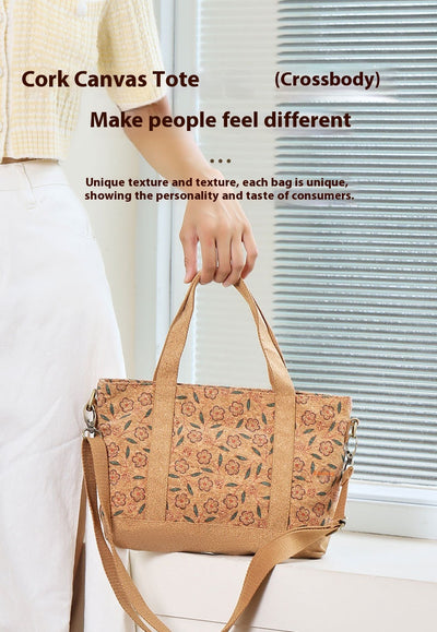 Bolsa Crossbody de Corcho Ecológica con Capacidad de Tote Portátil - Image 12