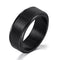 Anel Rotativo de Aço Titânio Anel Duplo Rotativo Masculino de Aço Inoxidável H 6