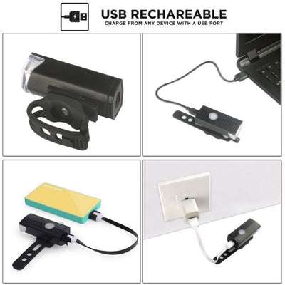 Faro Delantero para Bicicleta Recargable por USB - Image 3