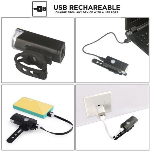 Faro Delantero para Bicicleta Recargable por USB - Image 3