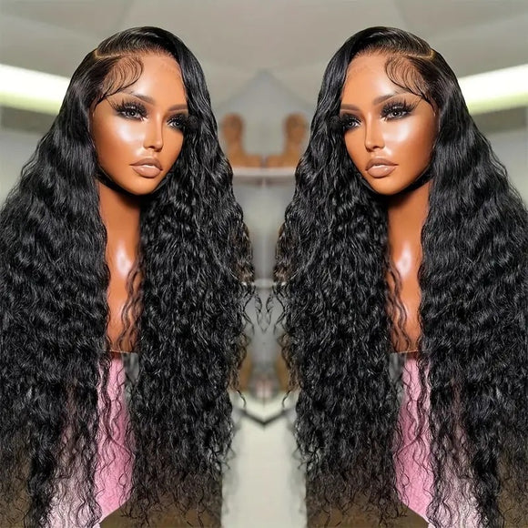 Peluca Afro Rizos Voluminosos con Encaje - Tubo Enrollado Pequeño
