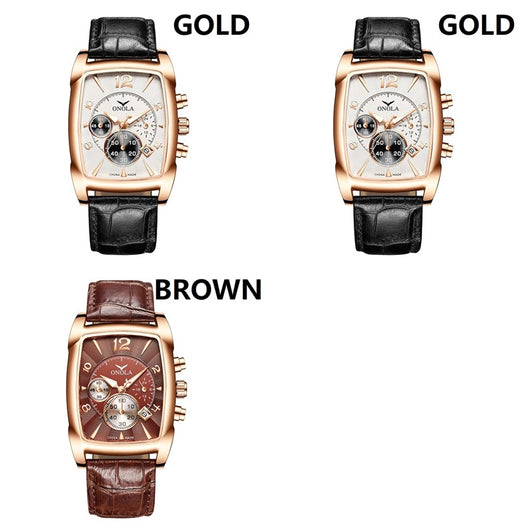 Reloj de Cuarzo Multifuncional Elegante para Hombre - Image 9