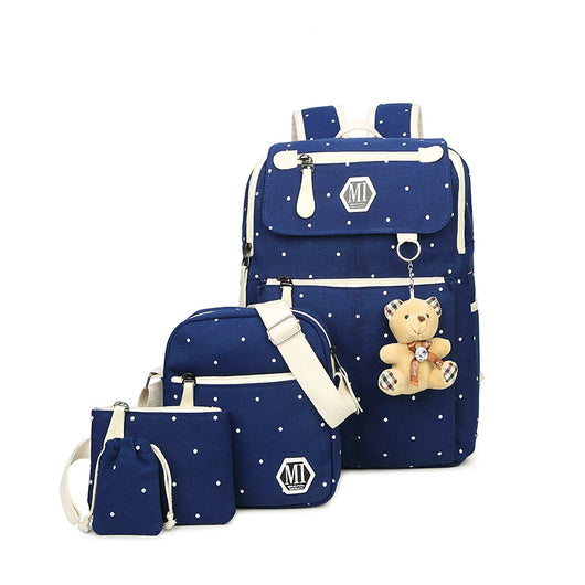 Mochila Canvas Estilo Coreano para Estudiantes de Secundaria - Image 5