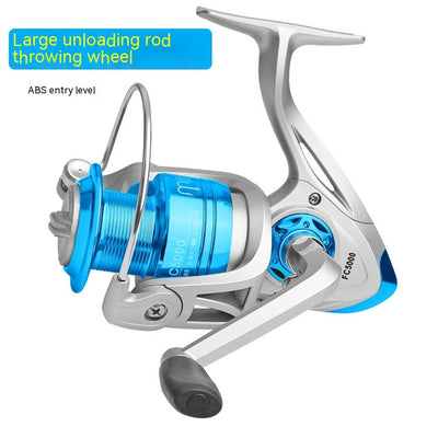 Carrete de Pesca Giratorio con Bobina ABS y Cuerpo Metálico - Image 3