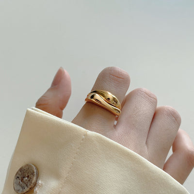 Anillo Minimalista de Diseño Francés para Mujer - Image 12