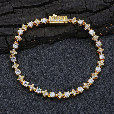Pulsera de Tenis para Hombre con Circones Estrella de 6mm - Image 11