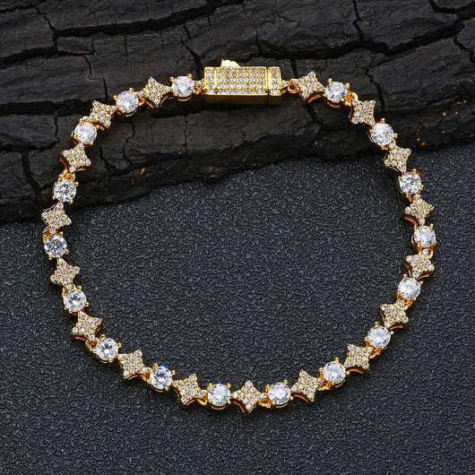 Pulsera de Tenis para Hombre con Circones Estrella de 6mm - Image 11