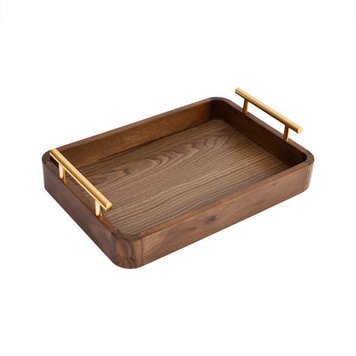 Bandeja Rectangular de Nogal para Café y Comedor - Image 4