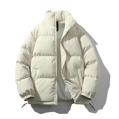 Chaqueta Acolchada de Plumas para Hombre con Cuello Alto - Image 10