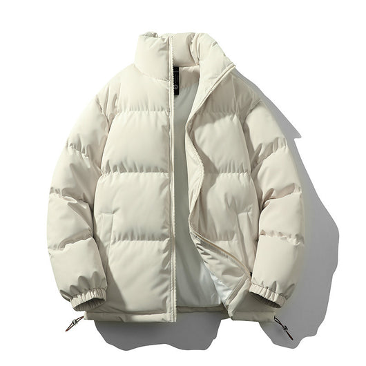 Chaqueta Acolchada de Plumas para Hombre con Cuello Alto - Image 10