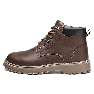 Botas Martin Altas para Hombre Estilo Británico Retro - Image 13