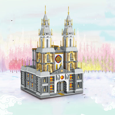 Maqueta del Castillo Saint Hetang - Puzzle 3D de Alta Dificultad