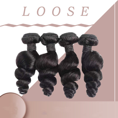 Extensiones de Cabello Tejido Negro para Mujer - Image 6
