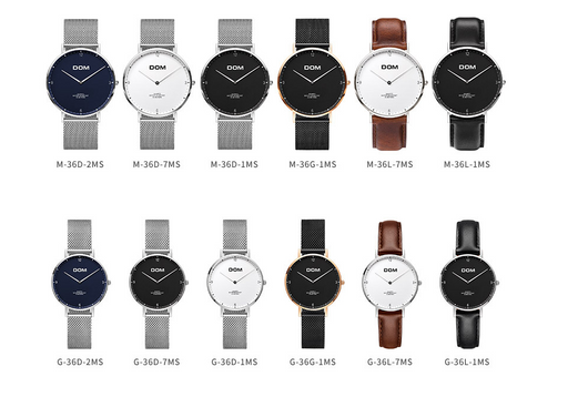 Reloj de Pareja Minimalista Acero Inoxidable Ultadelgado Resistente al Agua - Image 3