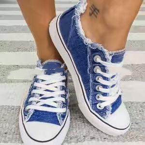 Zapatillas Canvas Desgastadas Estilo Urbano