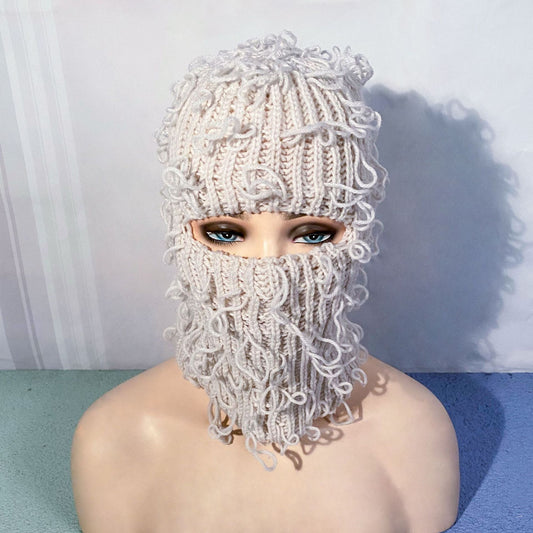 Gorro de Esquí Halloween Divertido Negro Espiral