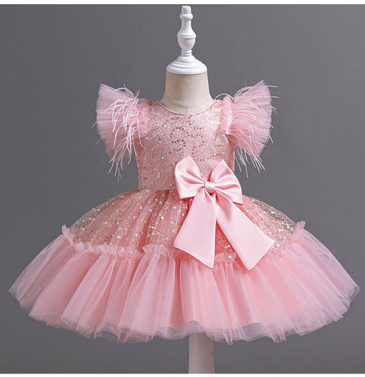 Vestido de Fiesta Infantil con Falda Tul Flores - Colección Verano - Image 29